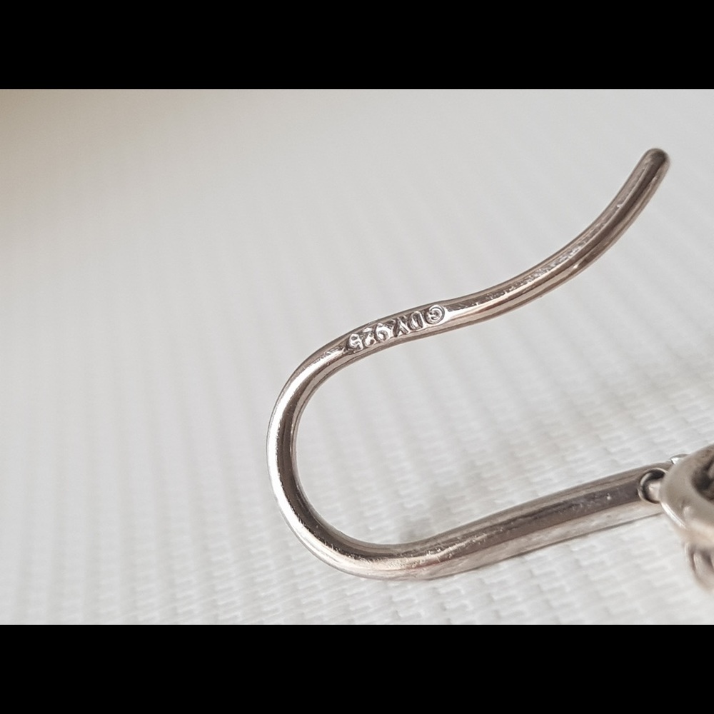 David Yurman Infinity Double Drop Earrings With Pearls - Picture 7 of 11
